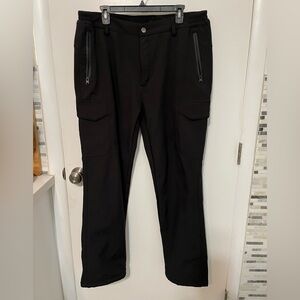 Free Soldier Outdoor Apparel Tactical Fleece Lined Weatherproof Black Cargo Pant